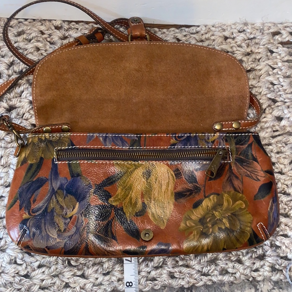 Patricia Nash Floral Leather Crossbody bag - Picture 7 of 14